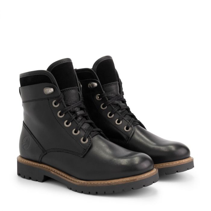 Langesund - Wool-lined lace-up boots - Dames